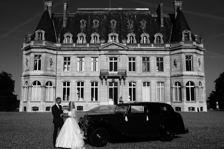 Photo de couple au Château de Dangu 