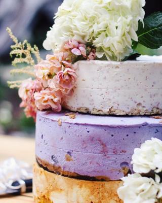 Ice cream wedding cake