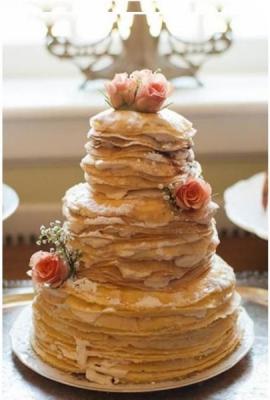 Gâteau de crêpes mariage