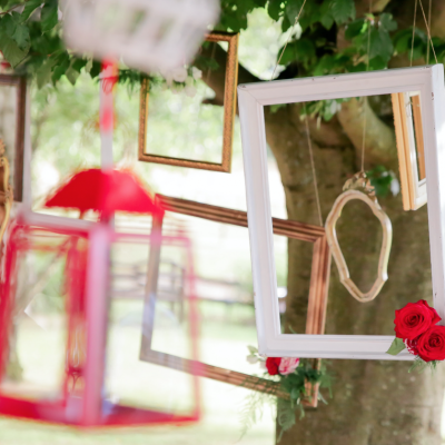 Photo Booth cadres suspendus