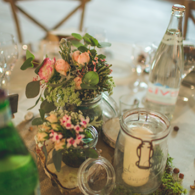 Composition florale de la table