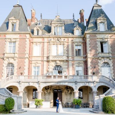 Photo de couple au Château Bouffémont 