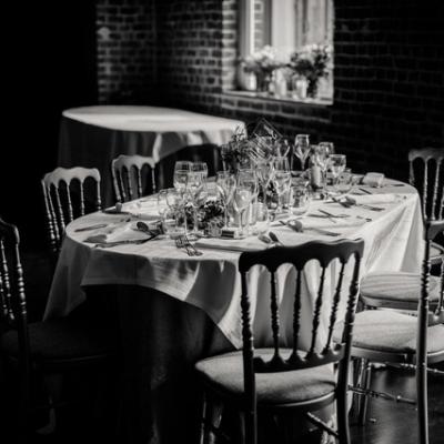 Décoration table des invités 