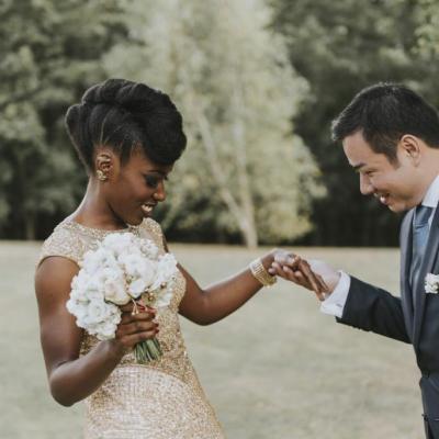 Découverte des mariés 