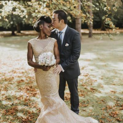 Photo de couple à l'automne