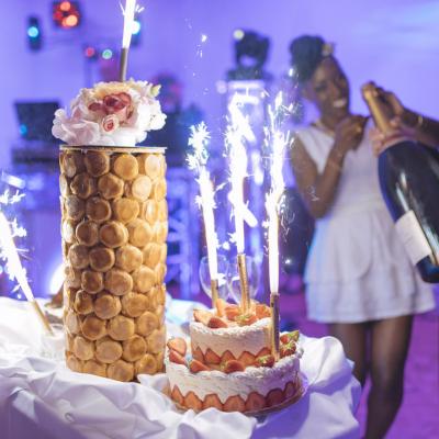 Pièce montée en tour