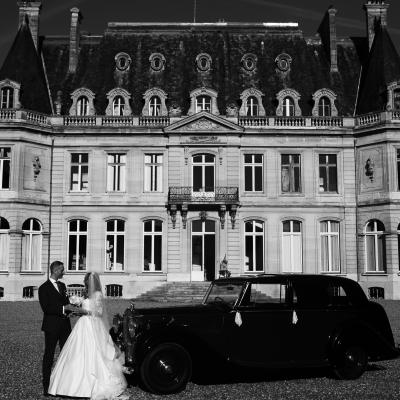 Photo de couple au Château de Dangu 