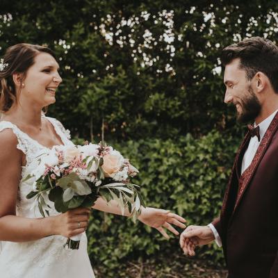 Découverte des mariés 