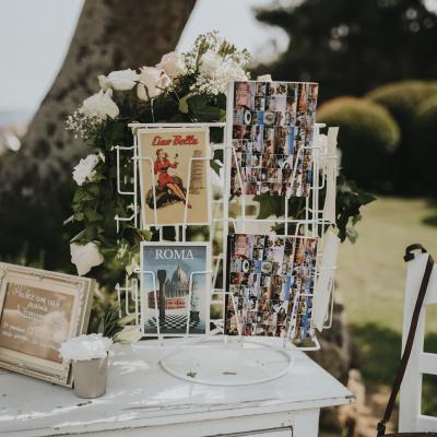 Cartes postales italienne pour la rédaction des voeux des invités