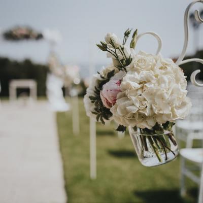 Bouquet décoration de l'allée 