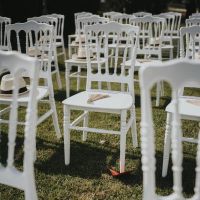 Chaises des invités 