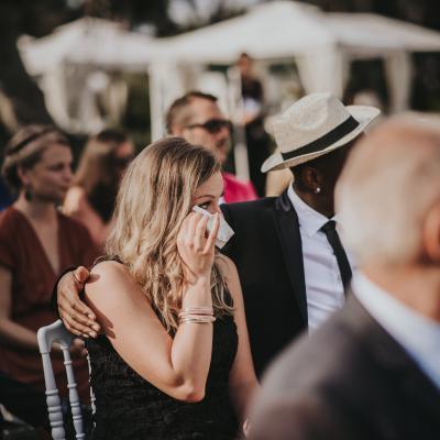 Séquence émotion durant la cérémonie 