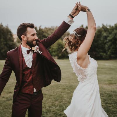 Séance photo des mariés