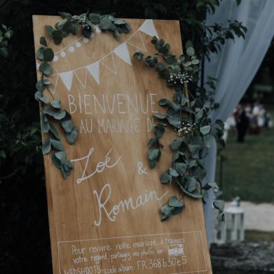 Panneau de bienvenue